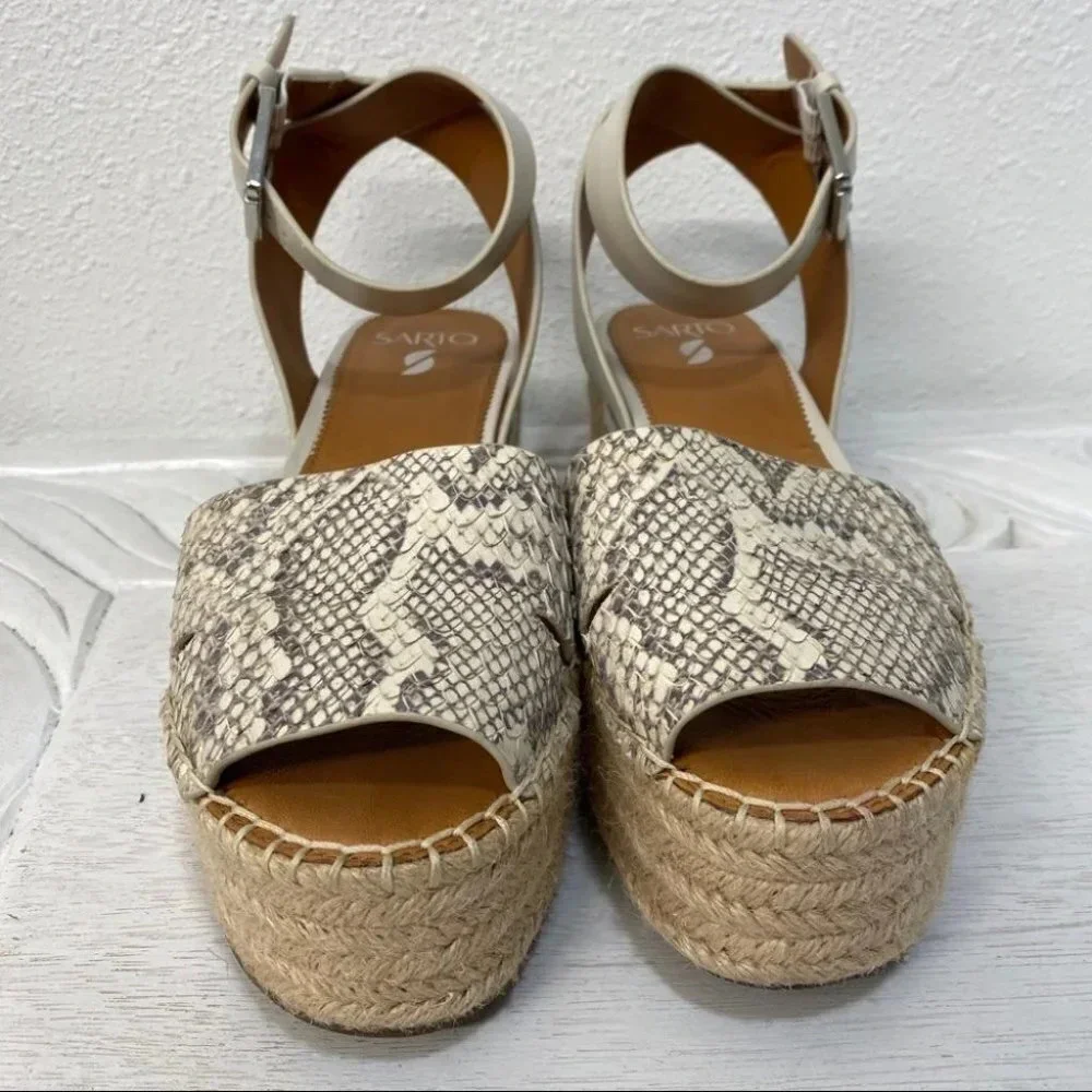 Franco Sarto Women's Lexie‎ Ankle Strap Espadrille 9